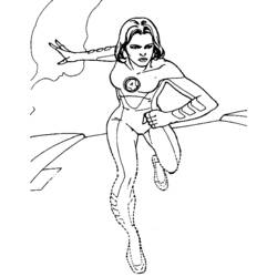 Dibujo para colorear: Mujer Maravilla (Superhéroes y Supervillanos) #74710 - Dibujos para Colorear e Imprimir Gratis
