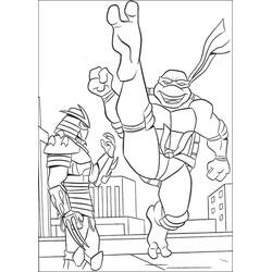 Dibujo Ninja Turtles (Superhéroes y Supervillanos) #75385 para imprimir y colorear