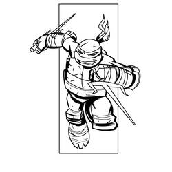 Dibujo para colorear: Ninja Turtles (Superhéroes y Supervillanos) #75411 - Dibujos para Colorear e Imprimir Gratis