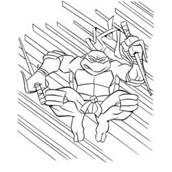 Dibujo Ninja Turtles (Superhéroes y Supervillanos) #75427 para imprimir y colorear
