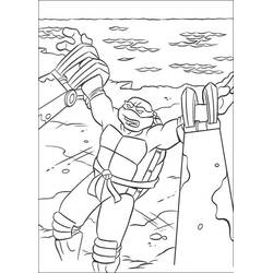 Dibujo Ninja Turtles (Superhéroes y Supervillanos) #75454 para imprimir y colorear