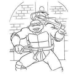 Dibujo Ninja Turtles (Superhéroes y Supervillanos) #75535 para imprimir y colorear
