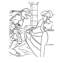 Dibujo Ninja Turtles (Superhéroes y Supervillanos) #75540 para imprimir y colorear