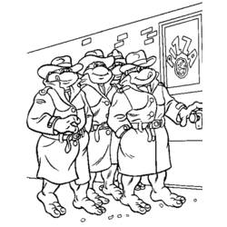 Dibujo Ninja Turtles (Superhéroes y Supervillanos) #75562 para imprimir y colorear