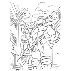 Dibujo Ninja Turtles (Superhéroes y Supervillanos) #75609 para imprimir y colorear