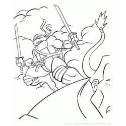 Dibujo Ninja Turtles (Superhéroes y Supervillanos) #75625 para imprimir y colorear