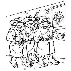 Dibujo Ninja Turtles (Superhéroes y Supervillanos) #75633 para imprimir y colorear