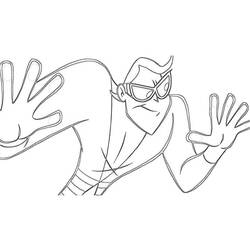 Dibujo para colorear: Plastic Man (Superhéroes y Supervillanos) #83429 - Dibujos para Colorear e Imprimir Gratis