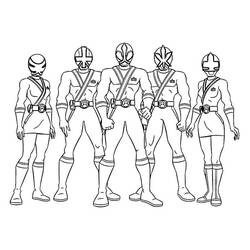 Dibujo Power Rangers (Superhéroes y Supervillanos) #175713 para imprimir y colorear