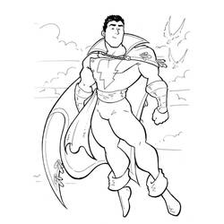 Dibujo para colorear: Shazam (Superhéroes y Supervillanos) #208380 - Dibujos para Colorear e Imprimir Gratis