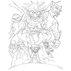 Dibujo para colorear: Shazam (Superhéroes y Supervillanos) #208389 - Dibujos para Colorear e Imprimir Gratis