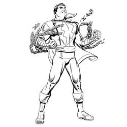 Dibujo para colorear: Shazam (Superhéroes y Supervillanos) #208392 - Dibujos para Colorear e Imprimir Gratis
