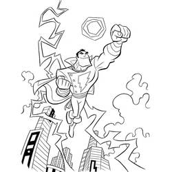 Dibujo para colorear: Shazam (Superhéroes y Supervillanos) #208400 - Dibujos para Colorear e Imprimir Gratis