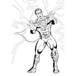 Dibujo para colorear: Shazam (Superhéroes y Supervillanos) #208405 - Dibujos para Colorear e Imprimir Gratis