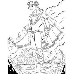 Dibujo para colorear: Shazam (Superhéroes y Supervillanos) #208408 - Dibujos para Colorear e Imprimir Gratis