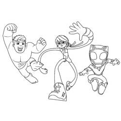 Dibujo para colorear: Spidey y His Amazing Friends (Superhéroes y Supervillanos) #211256 - Dibujos para Colorear e Imprimir Gratis