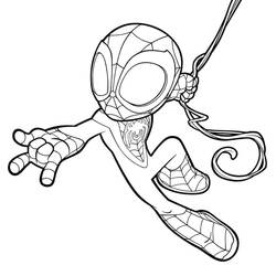 Dibujos para colorear: Spidey y His Amazing Friends - Dibujos para Colorear e Imprimir Gratis