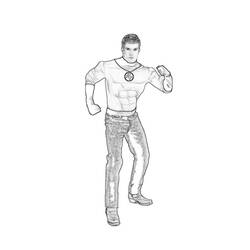 Dibujo para colorear: Sr. Fantástico (Superhéroes y Supervillanos) #84801 - Dibujos para Colorear e Imprimir Gratis