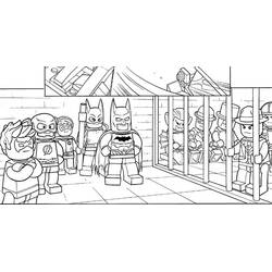 Dibujo para colorear: Súper Héroes DC Comics (Superhéroes y Supervillanos) #80123 - Dibujos para Colorear e Imprimir Gratis
