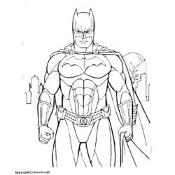 Dibujo para colorear: Súper Héroes DC Comics (Superhéroes y Supervillanos) #80134 - Dibujos para Colorear e Imprimir Gratis