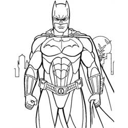 Dibujo para colorear: Súper Héroes DC Comics (Superhéroes y Supervillanos) #80145 - Dibujos para Colorear e Imprimir Gratis