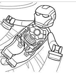 Dibujo para colorear: Súper Héroes DC Comics (Superhéroes y Supervillanos) #80195 - Dibujos para Colorear e Imprimir Gratis