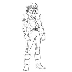 Dibujo para colorear: Súper Héroes DC Comics (Superhéroes y Supervillanos) #80209 - Dibujos para Colorear e Imprimir Gratis