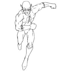 Dibujo para colorear: Súper Héroes DC Comics (Superhéroes y Supervillanos) #80214 - Dibujos para Colorear e Imprimir Gratis