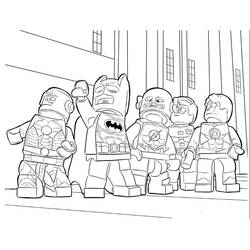 Dibujo para colorear: Súper Héroes DC Comics (Superhéroes y Supervillanos) #80243 - Dibujos para Colorear e Imprimir Gratis