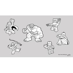 Dibujo para colorear: Súper Héroes DC Comics (Superhéroes y Supervillanos) #80248 - Dibujos para Colorear e Imprimir Gratis