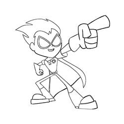 Dibujo para colorear: Súper Héroes DC Comics (Superhéroes y Supervillanos) #80439 - Dibujos para Colorear e Imprimir Gratis