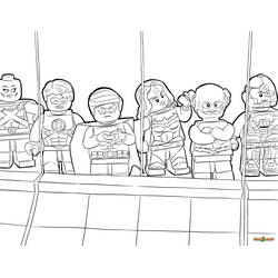 Dibujo para colorear: Súper Héroes DC Comics (Superhéroes y Supervillanos) #80447 - Dibujos para Colorear e Imprimir Gratis