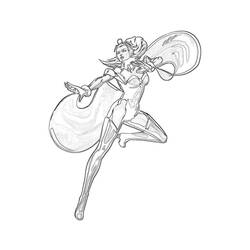 Dibujo Súper Héroes Marvel (Superhéroes y Supervillanos) #79704 para imprimir y colorear