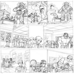 Dibujo Súper Héroes Marvel (Superhéroes y Supervillanos) #79832 para imprimir y colorear