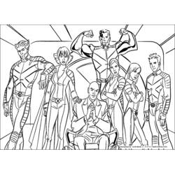 Dibujo Súper Héroes Marvel (Superhéroes y Supervillanos) #79890 para imprimir y colorear
