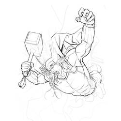 Dibujo Súper Héroes Marvel (Superhéroes y Supervillanos) #80099 para imprimir y colorear
