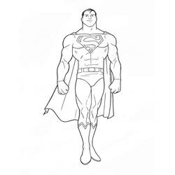 Dibujo Superman (Superhéroes y Supervillanos) #189544 para imprimir y colorear