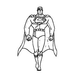 Dibujo para colorear: Superman (Superhéroes y Supervillanos) #83619 - Dibujos para Colorear e Imprimir Gratis