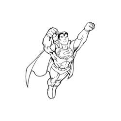 Dibujo para colorear: Superman (Superhéroes y Supervillanos) #83627 - Dibujos para Colorear e Imprimir Gratis