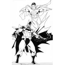 Dibujo para colorear: Superman (Superhéroes y Supervillanos) #83684 - Dibujos para Colorear e Imprimir Gratis
