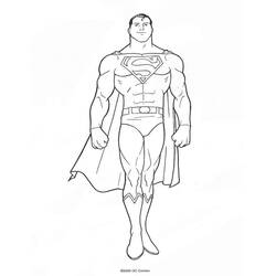 Dibujo para colorear: Superman (Superhéroes y Supervillanos) #83685 - Dibujos para Colorear e Imprimir Gratis