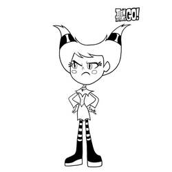 Dibujo para colorear: Teen Titans Go! (Superhéroes y Supervillanos) #196442 - Dibujos para Colorear e Imprimir Gratis