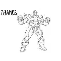 Dibujo para colorear: Thanos (Superhéroes y Supervillanos) #206559 - Dibujos para Colorear e Imprimir Gratis