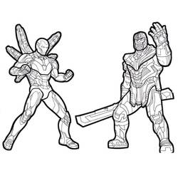 Dibujo para colorear: Thanos (Superhéroes y Supervillanos) #206565 - Dibujos para Colorear e Imprimir Gratis