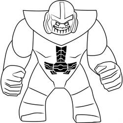 Dibujo para colorear: Thanos (Superhéroes y Supervillanos) #206567 - Dibujos para Colorear e Imprimir Gratis