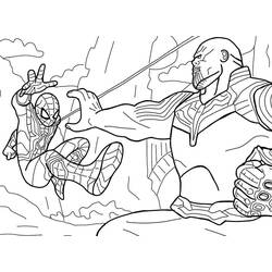 Dibujo para colorear: Thanos (Superhéroes y Supervillanos) #206569 - Dibujos para Colorear e Imprimir Gratis