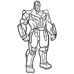 Dibujo para colorear: Thanos (Superhéroes y Supervillanos) #206579 - Dibujos para Colorear e Imprimir Gratis