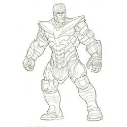 Dibujo para colorear: Thanos (Superhéroes y Supervillanos) #206596 - Dibujos para Colorear e Imprimir Gratis
