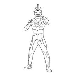 Dibujo para colorear: Ultraman (Superhéroes y Supervillanos) #205657 - Dibujos para Colorear e Imprimir Gratis