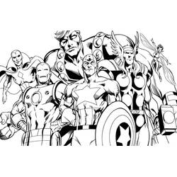 Dibujo Vengadores (Superhéroes y Supervillanos) #179217 para imprimir y colorear